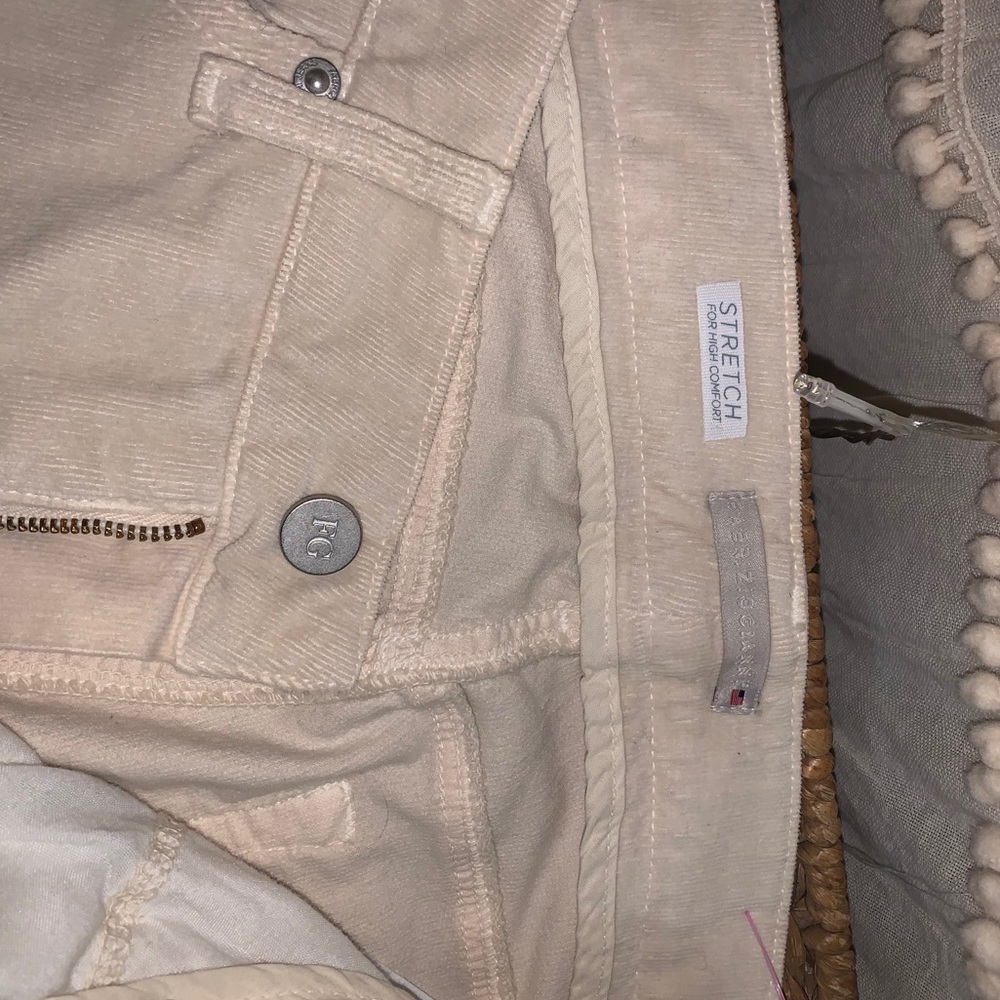 Pastel yellow cordoroy fabrizio Gianni pants